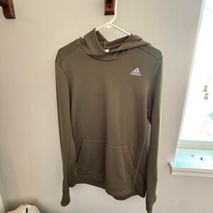 adidas Olive Green Pullover Hoodie